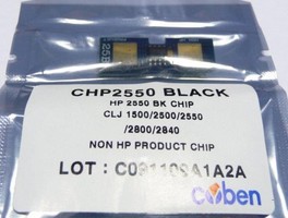фото ЧИП КАРТРИДЖА HP CLJ 1500/2500, BLACK, HANP (CYBEN®)