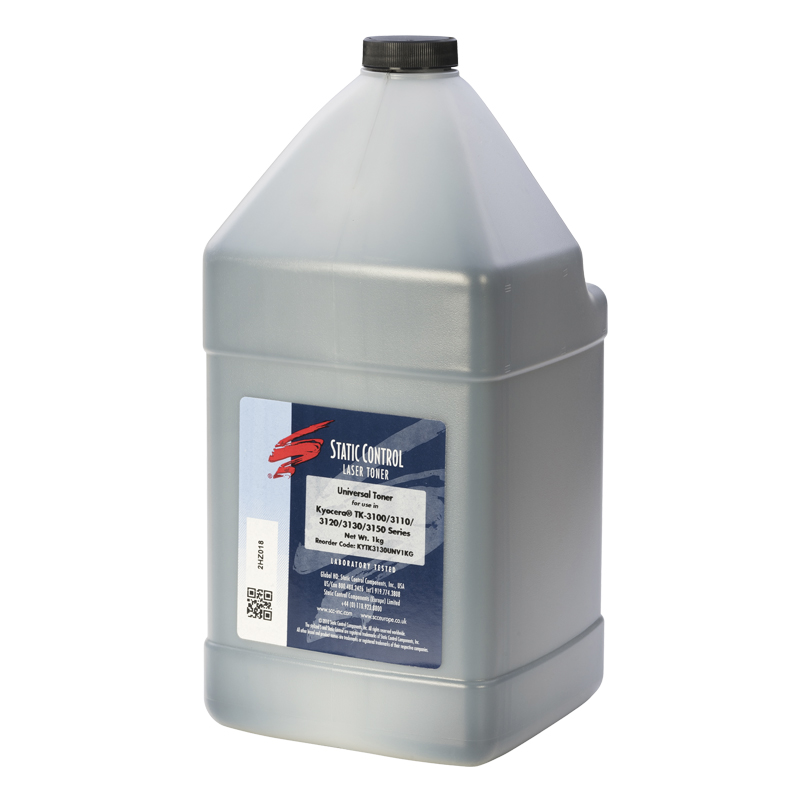 фото ТОНЕР KYOCERA MITA УНІВЕРСАЛЬНИЙ, ФЛАКОН 1 кг, SCC (KYTK3130UNV1KG)