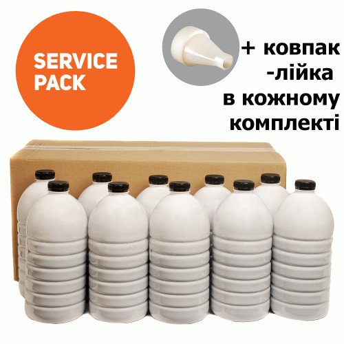 фото ТОНЕР HP LJ УНИВЕРСАЛЬНЫЙ, МЕШОК 10 кг, SERVICE PACK ВО ФЛАКОНАХ (10 шт x 1 кг), SCC (TSM-MPT7-10SP)